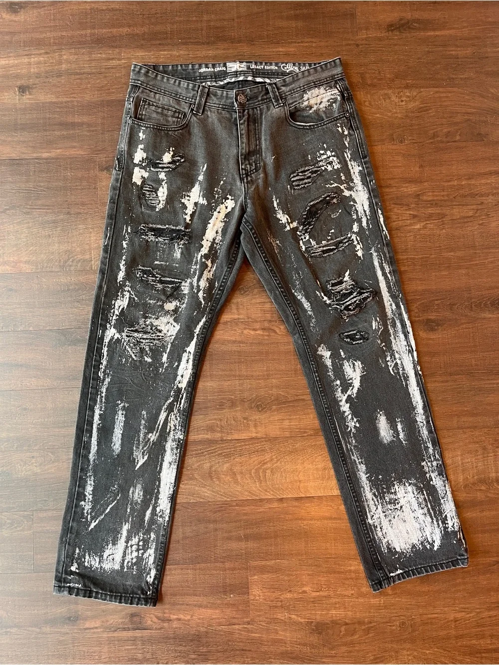 Jordan Craig Legacy Edition Collins Distressed Jeans Mens 36x34 Artisan Series
